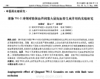 【奚九一】清脉791-2冲剂对肢体血管闭塞大鼠促血管的作用研究